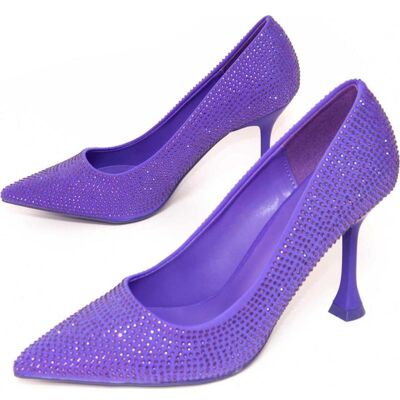 MONTEVITA Stiletto Con Textura Y Tacón Escultural Fuxia Talla 35 MONTEVITA Stiletto Con Textura Y Tacón Escultural Fuxia Talla 35