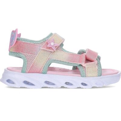 CONGUITOS Sandalias Con Luces Y Detalle De Alas Modelo 260018 Rosa Talla 30 CONGUITOS Sandalias Con Luces Y Detalle De Alas Modelo 260018 Rosa Talla 30
