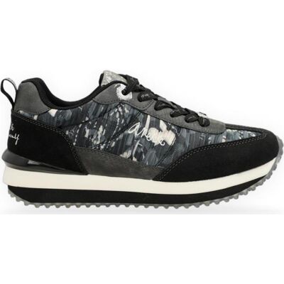 ANEKKE Zapatillas 41380-669 Deportivos Negros Con Detalles Estampados Ref 1180489 Negro Talla 36 ANEKKE Zapatillas 41380-669 Deportivos Negros Con Detalles Estampados Ref 1180489 Negro Talla 36