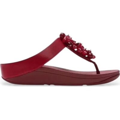 FITFLOP Sandalias A2d-D47 Con Adornos De Pedrería Rojo Talla 40 FITFLOP Sandalias A2d-D47 Con Adornos De Pedrería Rojo Talla 40