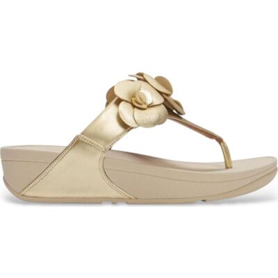 FITFLOP Sandalias A4n-675 Con Adorno Floral Platino Talla 42 FITFLOP Sandalias A4n-675 Con Adorno Floral Platino Talla 42