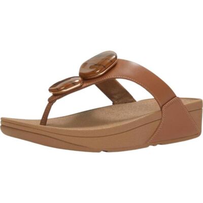 FITFLOP Sandalias De Dedo Con Detalle Decorativo Marrón Talla 41 FITFLOP Sandalias De Dedo Con Detalle Decorativo Marrón Talla 41
