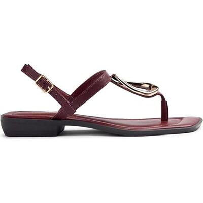 GIOSEPPO Sandalias 79024 Con Adorno Metálico Burdeos Talla 37 GIOSEPPO Sandalias 79024 Con Adorno Metálico Burdeos Talla 37