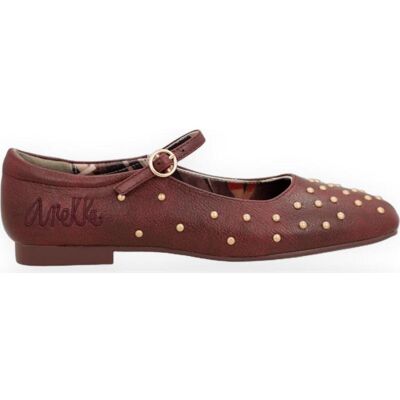 ANEKKE Bailarinas Con Tachuelas Decorativas Red Talla 40 ANEKKE Bailarinas Con Tachuelas Decorativas Red Talla 40