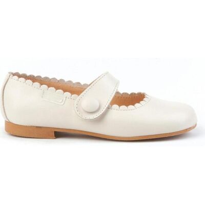 ANGELITOS Zapatos De Niña Zapato Francesitas Piel 1512-Bg Beige Talla 22 ANGELITOS Zapatos De Niña Zapato Francesitas Piel 1512-Bg Beige Talla 22