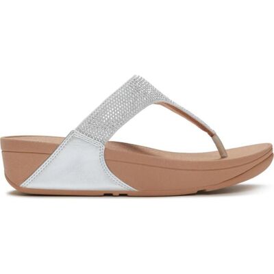 FITFLOP Sandalias Lulu Crystal Embellished Silver Talla 37 FITFLOP Sandalias Lulu Crystal Embellished Silver Talla 37
