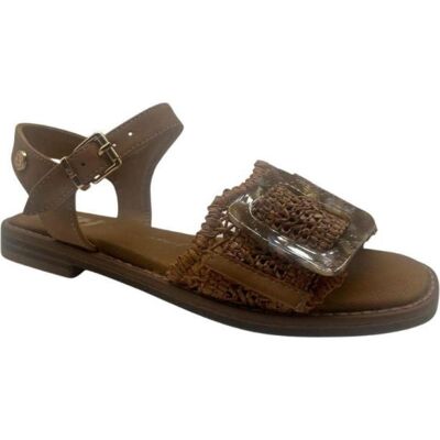 XTI Sandalias 145243 Color Camel, Ref 973061 Marrón Talla 37 XTI Sandalias 145243 Color Camel, Ref 973061 Marrón Talla 37