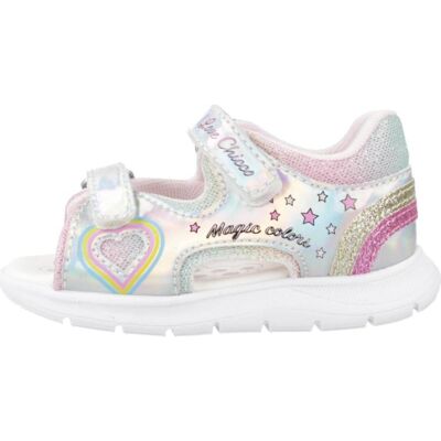 CHICCO Sandalias Gaby Niña Plata 020 Ref 1076411 Talla 19 CHICCO Sandalias Gaby Niña Plata 020 Ref 1076411 Talla 19