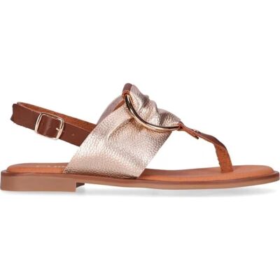 CHIKA10 Sandalia Plana Musaka 22 Platino-Lg Gold Ref 1172872 Talla 39 CHIKA10 Sandalia Plana Musaka 22 Platino-Lg Gold Ref 1172872 Talla 39