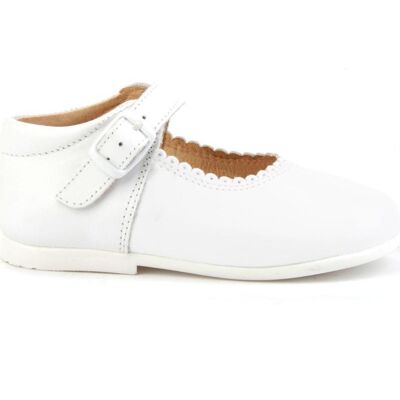 ANGELITOS Zapatos De Niña Zapato Merceditas Piel 500 Blanco Talla 26 ANGELITOS Zapatos De Niña Zapato Merceditas Piel 500 Blanco Talla 26