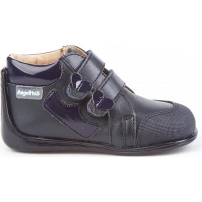 ANGELITOS Botines De Niño Botita Neo Gateo Piel 606 Marino Talla 21 ANGELITOS Botines De Niño Botita Neo Gateo Piel 606 Marino Talla 21