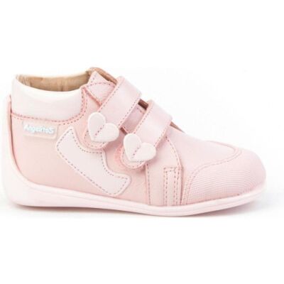 ANGELITOS Botines De Niña Botita Neo Gateo Piel 606 Rosa Talla 21 ANGELITOS Botines De Niña Botita Neo Gateo Piel 606 Rosa Talla 21