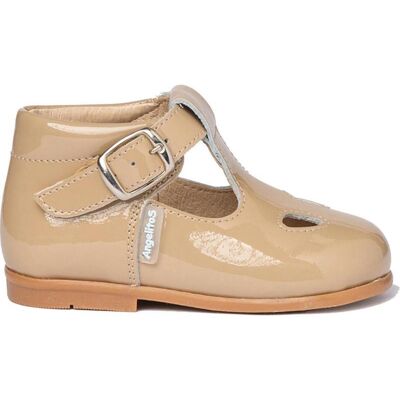 ANGELITOS Zapatos De Niño Pepito Charol Piel 631 Camel Talla 21 ANGELITOS Zapatos De Niño Pepito Charol Piel 631 Camel Talla 21