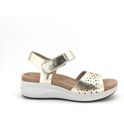 FLUCHOS Sandalia Flula 14839 Platino Plateado Talla 38 FLUCHOS Sandalia Flula 14839 Platino Plateado Talla 38