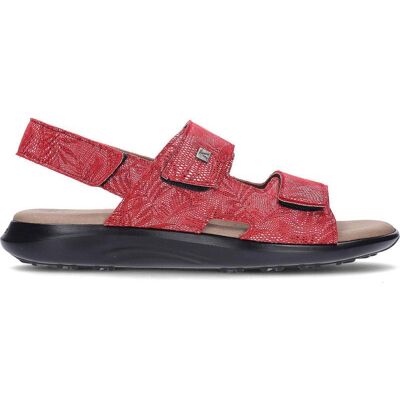 ARCOPEDICO Sandalias 4756 Leaves Mujer Rojo Talla 42 ARCOPEDICO Sandalias 4756 Leaves Mujer Rojo Talla 42