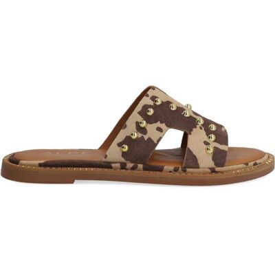 ALPE Sandalias Modelo 5609 Con Estampado Animal Varios Colores Talla 38 ALPE Sandalias Modelo 5609 Con Estampado Animal Varios Colores Talla 38