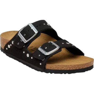 Birkenstock Sandalia Arizona Rivet Border 2 Hebillas Negro Talla 38,5 Birkenstock Sandalia Arizona Rivet Border 2 Hebillas Negro Talla 38,5