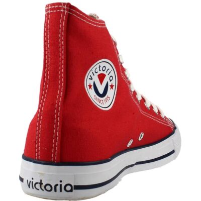VICTORIA Zapatillas 106500v Tipo Bota En Rojo Talla 42,5 VICTORIA Zapatillas 106500v Tipo Bota En Rojo Talla 42,5
