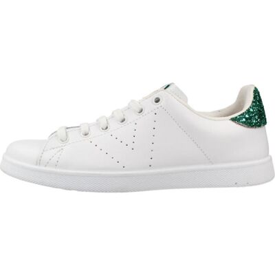 VICTORIA Zapatillas Estilo Casual Con Detalle Glitter Verde Green Talla 37,5 VICTORIA Zapatillas Estilo Casual Con Detalle Glitter Verde Green Talla 37,5