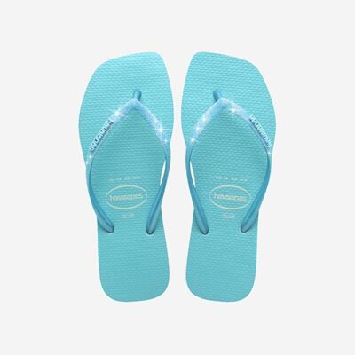 Havaianas Chanclas Slim Square Glitter Azul 8747bgazu Talla 37-38 Havaianas Chanclas Slim Square Glitter Azul 8747bgazu Talla 37-38