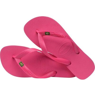Havaianas Chanclas Esclava Para Mujer Rosa 6002 Talla 41-42 Havaianas Chanclas Esclava Para Mujer Rosa 6002 Talla 41-42