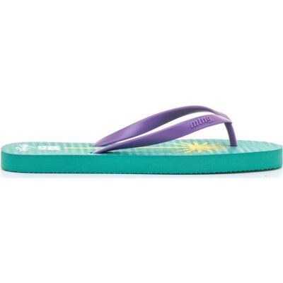 MTNG Chanclas 60202 Color Verde Con Diseño Tropical Talla 37 MTNG Chanclas 60202 Color Verde Con Diseño Tropical Talla 37