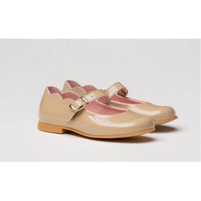 ANGELITOS Bailarinas De Niña Francesita Piel 1100 Camel Talla 30 ANGELITOS Bailarinas De Niña Francesita Piel 1100 Camel Talla 30