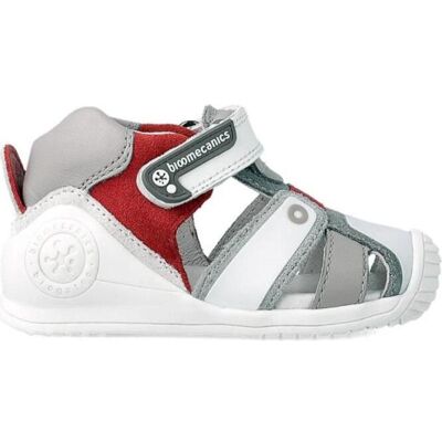 BIOMECANICS Sandalias De Niña Y Niño Sandalias C-Blanco Y Rojosauv Talla 19 BIOMECANICS Sandalias De Niña Y Niño Sandalias C-Blanco Y Rojosauv Talla 19