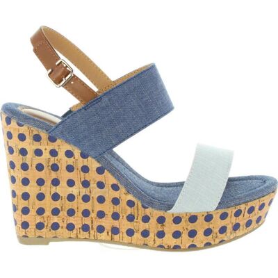 URBAN Zapatos De Cuña De Mujer 385913-B6600 Light Blue-Blue Talla 40 URBAN Zapatos De Cuña De Mujer 385913-B6600 Light Blue-Blue Talla 40