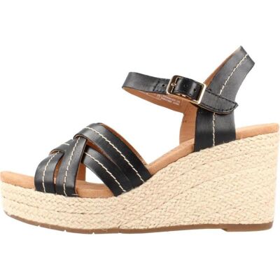 Clarks Sandalias De Cuña Sabina Strap Black Talla 40,5 Clarks Sandalias De Cuña Sabina Strap Black Talla 40,5