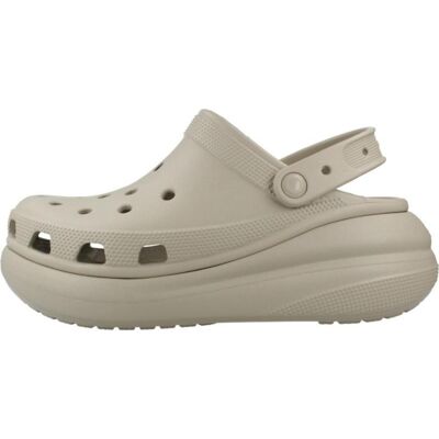Crocs Zuecos Classic Crush Clog Marrón Claro Meteor Talla 39-40 Crocs Zuecos Classic Crush Clog Marrón Claro Meteor Talla 39-40