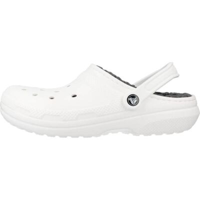 Crocs Zuecos Classic Lined Clog Blanco White Talla 36-37 Crocs Zuecos Classic Lined Clog Blanco White Talla 36-37