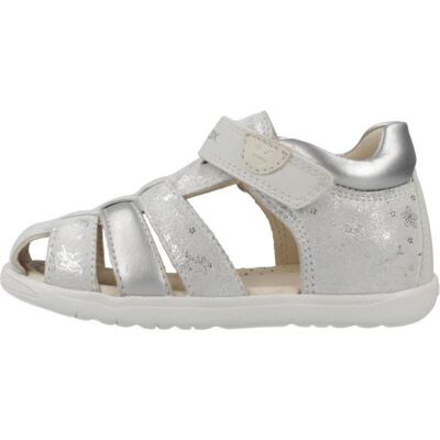 Geox Sandalias B Sandal Macchia Para Niña En Color Plata C0007 Talla 23 Geox Sandalias B Sandal Macchia Para Niña En Color Plata C0007 Talla 23