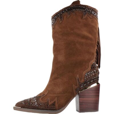 ALMA EN PENA Botas En I250827 De Ante En Marrón Camel Talla 40,5 ALMA EN PENA Botas En I250827 De Ante En Marrón Camel Talla 40,5