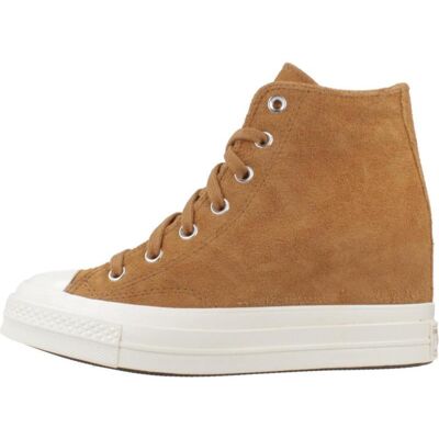 Converse Zapatillas Chuck 70 Wedge Hi Marrón Egret Talla 39,5 Converse Zapatillas Chuck 70 Wedge Hi Marrón Egret Talla 39,5