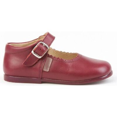 ANGELITOS Zapatos De Niña Zapato Merceditas Piel 500 Burdeos Talla 26 ANGELITOS Zapatos De Niña Zapato Merceditas Piel 500 Burdeos Talla 26