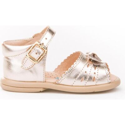 ANGELITOS Sandalias De Niña Sandalia Piel 924 Platino Talla 24 ANGELITOS Sandalias De Niña Sandalia Piel 924 Platino Talla 24