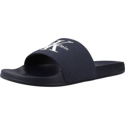 Calvin Klein Chanclas Ess Slide Azul Bai Talla 41,5 Calvin Klein Chanclas Ess Slide Azul Bai Talla 41,5