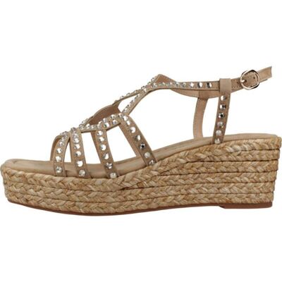 ALMA EN PENA Sandalias En Siena Con Plataforma Y Tachuelas Beige Talla 36 ALMA EN PENA Sandalias En Siena Con Plataforma Y Tachuelas Beige Talla 36