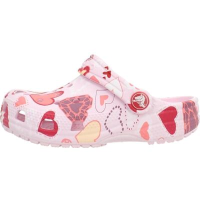 Crocs Classic Vday Clog K Chanclas Infantiles Estampado Corazones Pinkmh Talla 25-26 Crocs Classic Vday Clog K Chanclas Infantiles Estampado Corazones Pinkmh Talla 25-26
