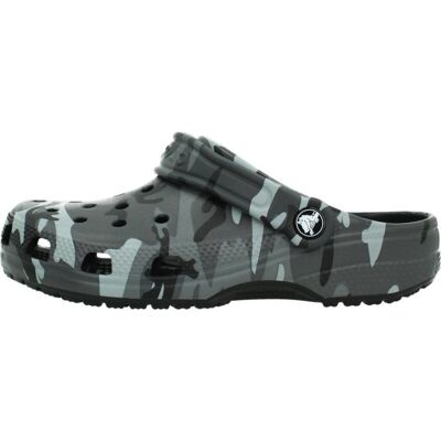 Crocs Classic Camouflage Chanclas Niño Blkgry Talla 34-35 Crocs Classic Camouflage Chanclas Niño Blkgry Talla 34-35
