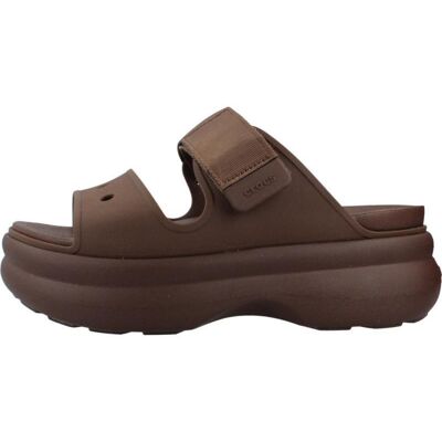 Crocs Sandalias Modelo 212861c Plataforma Color Marrón Coffee Talla 38-39 Crocs Sandalias Modelo 212861c Plataforma Color Marrón Coffee Talla 38-39