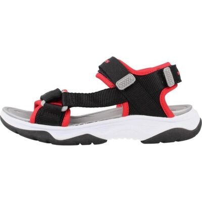 Skechers Sandalias Deportivas Para Niño, Modelo 407013l, Color Negro Y Rojo Bkrd Talla 34 Skechers Sandalias Deportivas Para Niño, Modelo 407013l, Color Negro Y Rojo Bkrd Talla 34