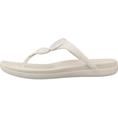 FITFLOP Sandalias Solay Glossy Disc Color Crema Cream Talla 38,5 FITFLOP Sandalias Solay Glossy Disc Color Crema Cream Talla 38,5