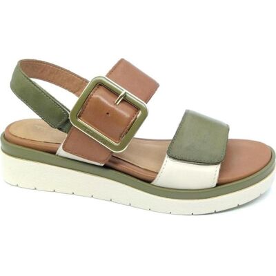 TAMARIS Sandalia Con Hebilla Decorativa Y Plataforma Verde Talla 39 TAMARIS Sandalia Con Hebilla Decorativa Y Plataforma Verde Talla 39