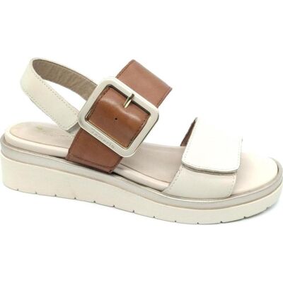 TAMARIS Sandalias De Mujer 88706 Piel Ivory-Cuero Beig Talla 36 TAMARIS Sandalias De Mujer 88706 Piel Ivory-Cuero Beig Talla 36