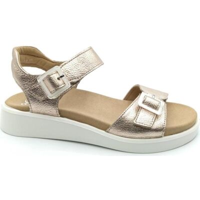 ARA Sandalia 12-21402 Color Champán Gold Talla 39 ARA Sandalia 12-21402 Color Champán Gold Talla 39