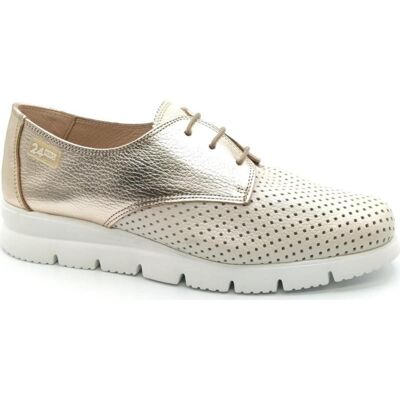 24 HORAS Zapato De Cordones 26724 Oro Beige Talla 36 24 HORAS Zapato De Cordones 26724 Oro Beige Talla 36