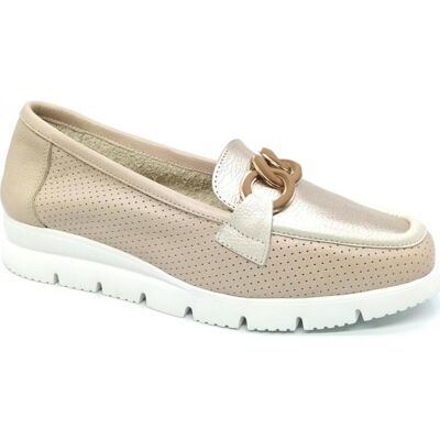 24 HORAS Mocasines Barefoot Modelo 26723 Detalle Cadena Beige Talla 41 24 HORAS Mocasines Barefoot Modelo 26723 Detalle Cadena Beige Talla 41