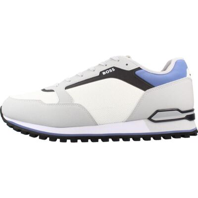 BOSS Zapatillas Hombre Modelo 50563822hb, Diseño Deportivo Blanco 064 Talla 43,5 BOSS Zapatillas Hombre Modelo 50563822hb, Diseño Deportivo Blanco 064 Talla 43,5